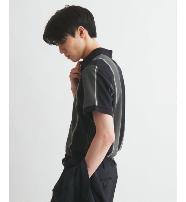 JOURNAL STANDARD「FRED PERRY / フレッドペリー 別注 ストライプ ピケ ポロシャツ」|ポロシャツ|