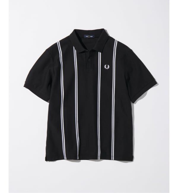 JOURNAL STANDARD「FRED PERRY / フレッドペリー 別注 ストライプ ピケ ポロシャツ」|ポロシャツ|