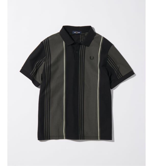 JOURNAL STANDARD「FRED PERRY / フレッドペリー 別注 ストライプ ピケ ポロシャツ」|ポロシャツ|