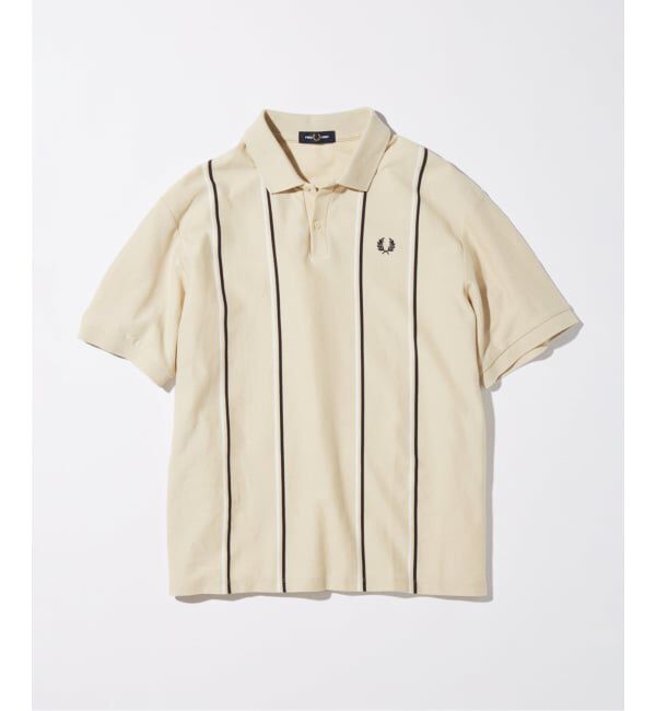 JOURNAL STANDARD「FRED PERRY / フレッドペリー 別注 ストライプ ピケ ポロシャツ」|ポロシャツ|