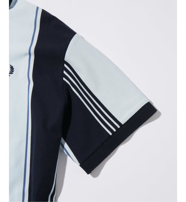 JOURNAL STANDARD「FRED PERRY / フレッドペリー 別注 ストライプ ピケ ポロシャツ」|ポロシャツ|
