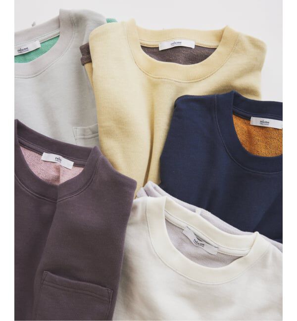 JOURNAL STANDARD relume「ミニ裏毛 コントラストカラー カットオフTシャツ」|Tシャツ・カットソー|