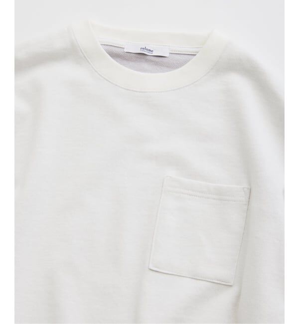 JOURNAL STANDARD relume「ミニ裏毛 コントラストカラー カットオフTシャツ」|Tシャツ・カットソー|