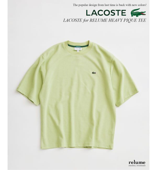JOURNAL STANDARD relume「LACOSTE / ラコステ 別注ヘビーピケ Tシャツ」|Tシャツ・カットソー|カーキ B