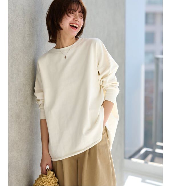 JOURNAL STANDARD relume「《追加2》オーバーサイズロングスウェット」|スウェット・ジャージ|ホワイト A