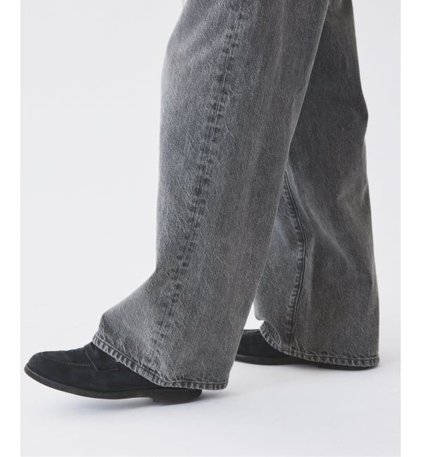 JOURNAL STANDARD relume「スモーキーデニム 11oz フェード ワイドパンツ」|デニム|