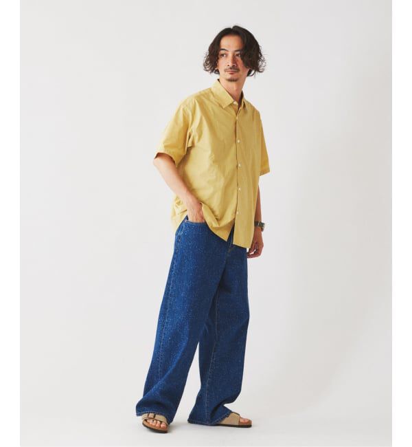 JOURNAL STANDARD relume「スモーキーデニム 11oz フェード ワイドパンツ」|デニム|