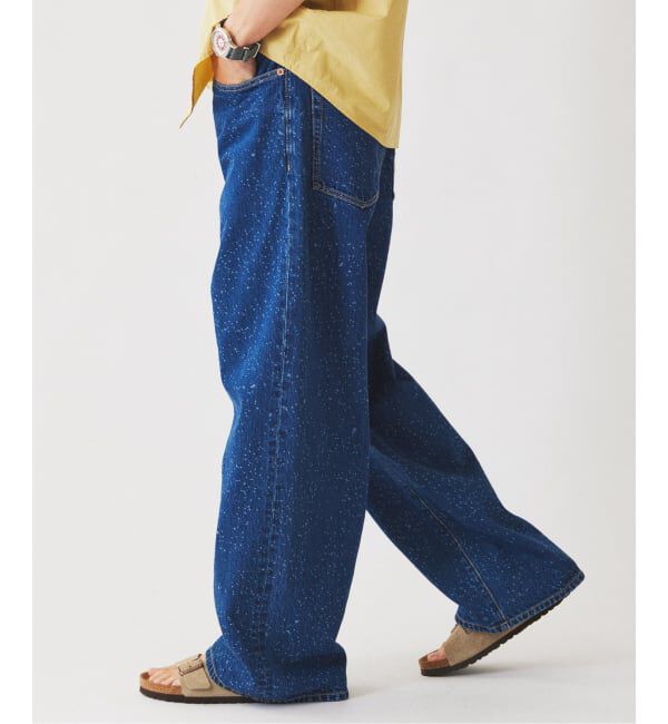 JOURNAL STANDARD relume「スモーキーデニム 11oz フェード ワイドパンツ」|デニム|