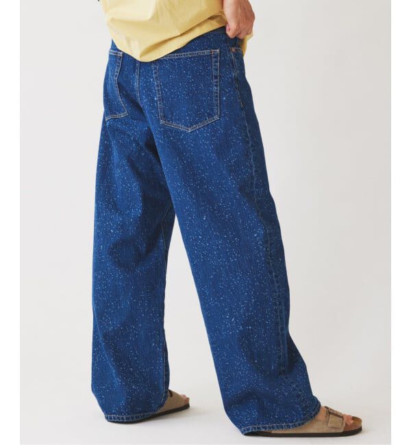 JOURNAL STANDARD relume「スモーキーデニム 11oz フェード ワイドパンツ」|デニム|