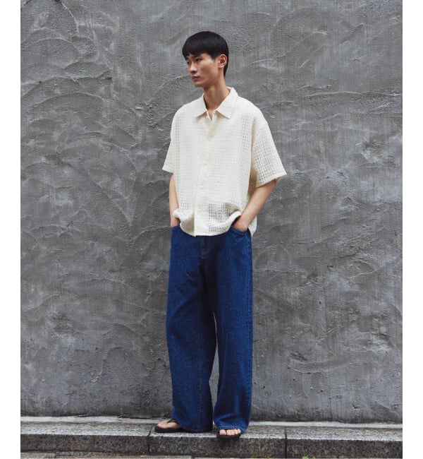 JOURNAL STANDARD relume「スモーキーデニム 11oz フェード ワイドパンツ」|デニム|