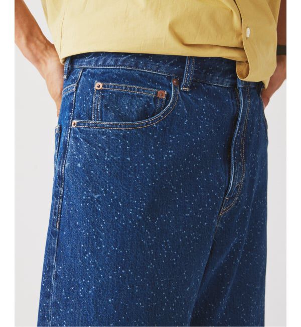 JOURNAL STANDARD relume「スモーキーデニム 11oz フェード ワイドパンツ」|デニム|