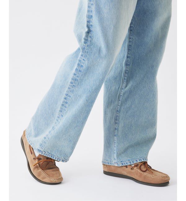 JOURNAL STANDARD relume「スモーキーデニム 11oz フェード ワイドパンツ」|デニム|