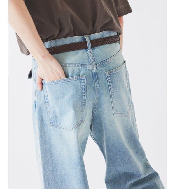 JOURNAL STANDARD relume「スモーキーデニム 11oz フェード ワイドパンツ」|デニム|