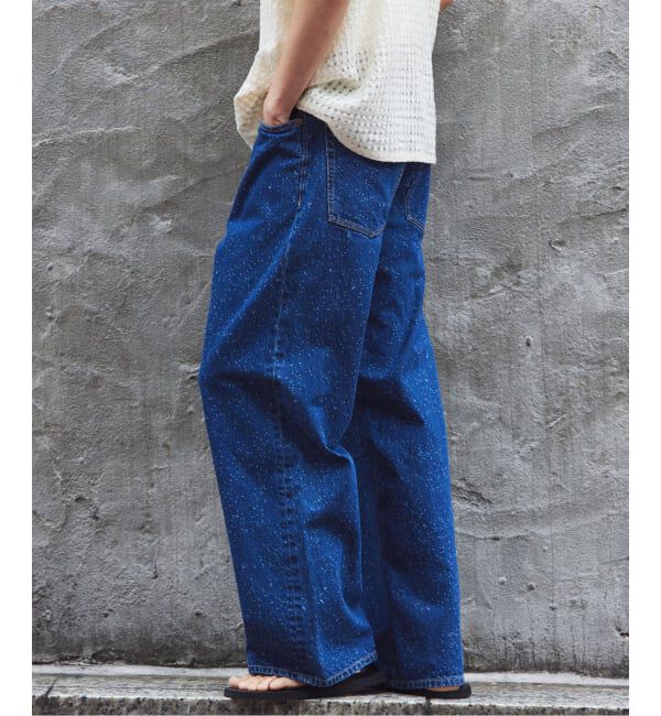 JOURNAL STANDARD relume「スモーキーデニム 11oz フェード ワイドパンツ」|デニム|