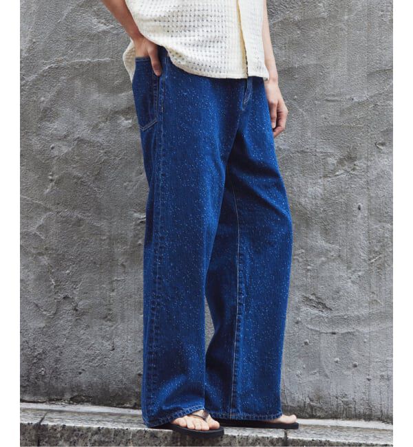 JOURNAL STANDARD relume「スモーキーデニム 11oz フェード ワイドパンツ」|デニム|