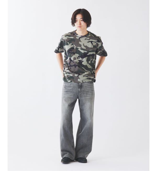 JOURNAL STANDARD relume「スモーキーデニム 11oz フェード ワイドパンツ」|デニム|