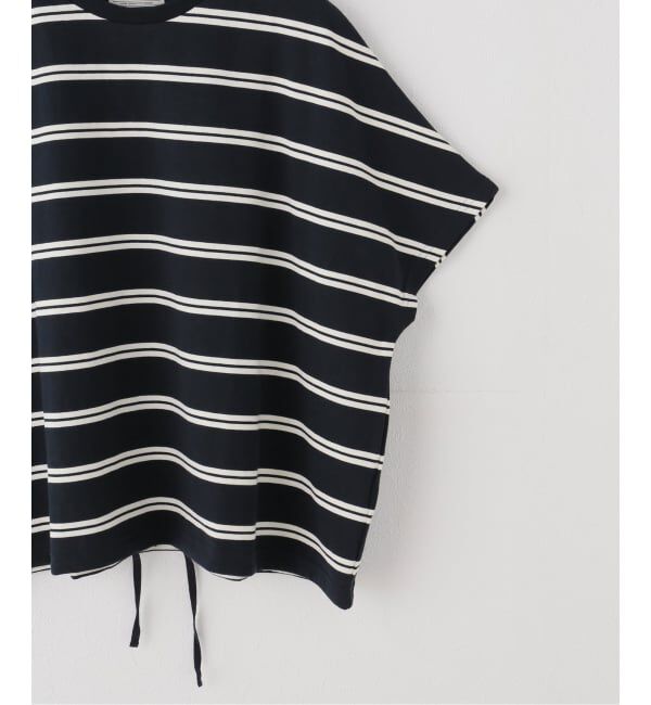 JOURNAL STANDARD relume「《一部WEB限定追加2》フレンチスリーブボーダーTシャツ」|Tシャツ・カットソー|