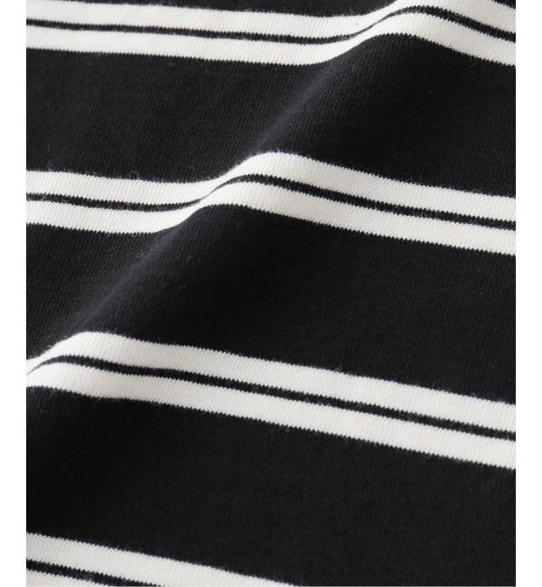 JOURNAL STANDARD relume「《一部WEB限定追加2》フレンチスリーブボーダーTシャツ」|Tシャツ・カットソー|