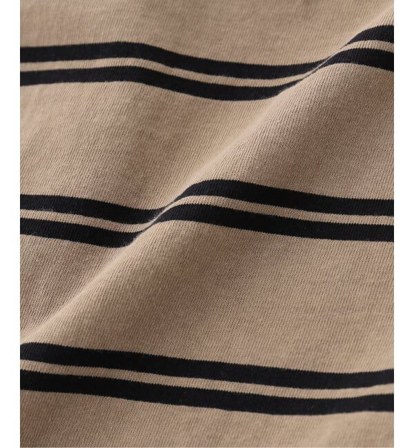 JOURNAL STANDARD relume「《一部WEB限定追加2》フレンチスリーブボーダーTシャツ」|Tシャツ・カットソー|