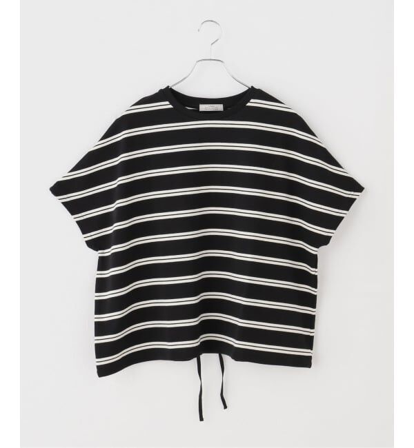 JOURNAL STANDARD relume「《一部WEB限定追加2》フレンチスリーブボーダーTシャツ」|Tシャツ・カットソー|