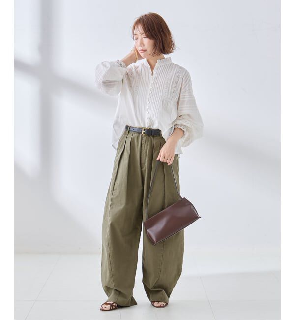 journal standard L'essage「BALLOONワイドチノパンツ」|チノ|