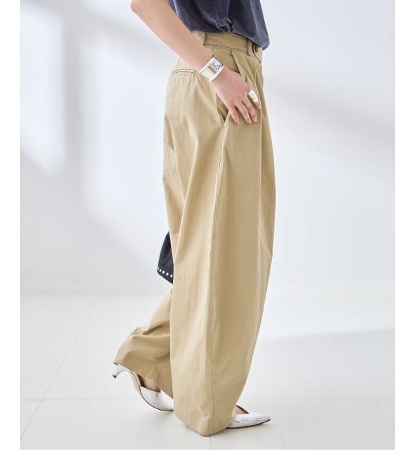 journal standard L'essage「BALLOONワイドチノパンツ」|チノ|