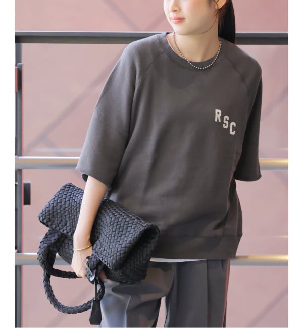 JOURNAL STANDARD relume「《WEB限定追加》度甘ハーフスリーブスウェット」|スウェット・ジャージ|ブラック A