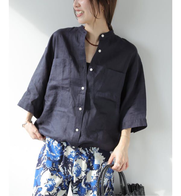 JOURNAL STANDARD relume「《追加 / 新色》カラーリネンドロストシャツ」|シャツ・ブラウス|