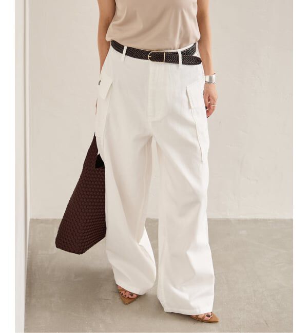 JOURNAL STANDARD「Military Cargo Pants」|カーゴ|ホワイト