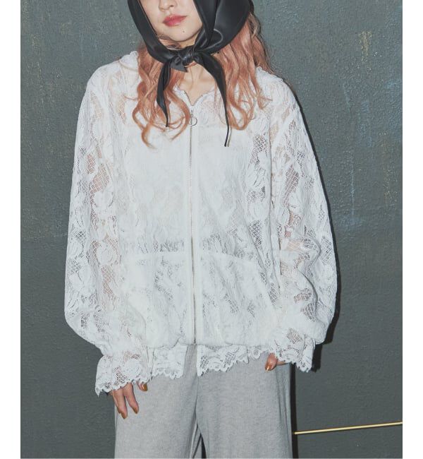 JOURNAL STANDARD「《予約》【SALLY VINTAGE &times; JOURNAL STANDARD】SALLY LACE FOODY」|その他|ホワイト