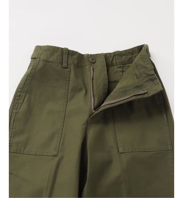 Spick and Span「《WEB限定カラー有り / 予約》バックサテンストレッチベイカーパンツ」|カーゴ|