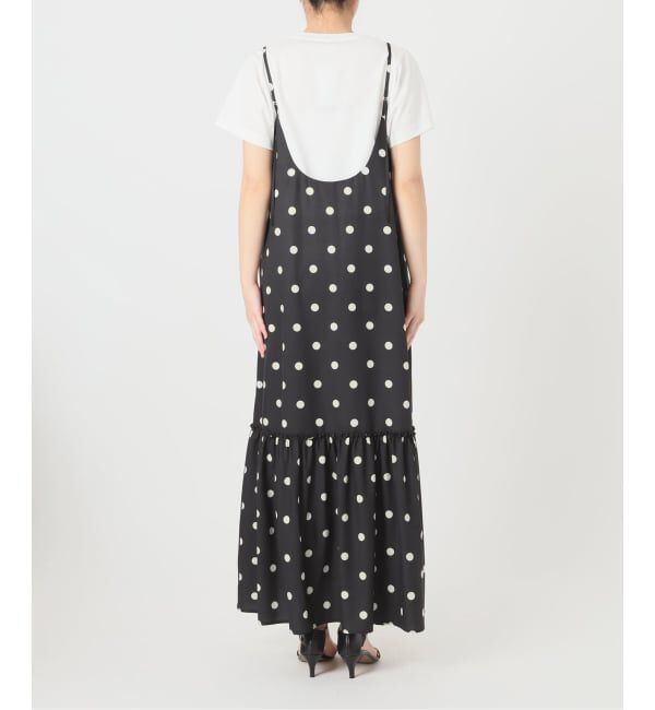 Spick and Span「《WEB限定 / 追加》ドットティアードキャミソールワンピース」|ワンピース|