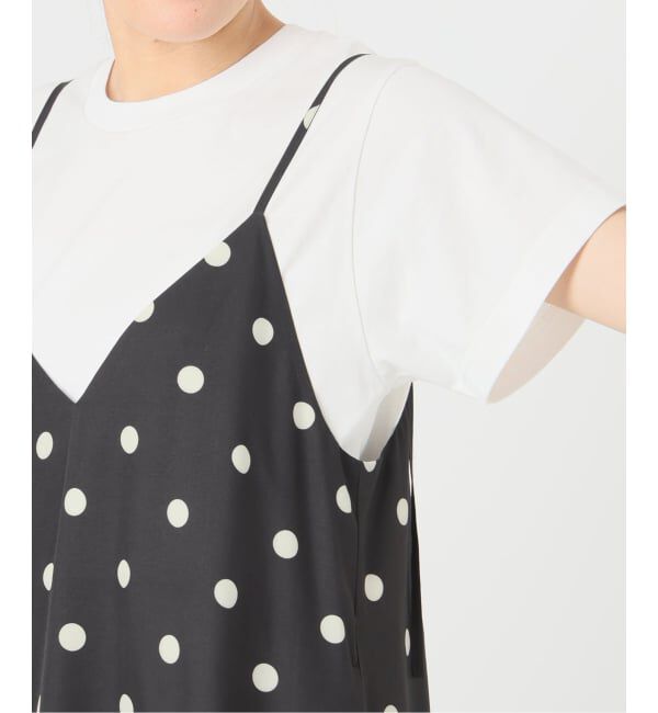 Spick and Span「《WEB限定 / 追加》ドットティアードキャミソールワンピース」|ワンピース|