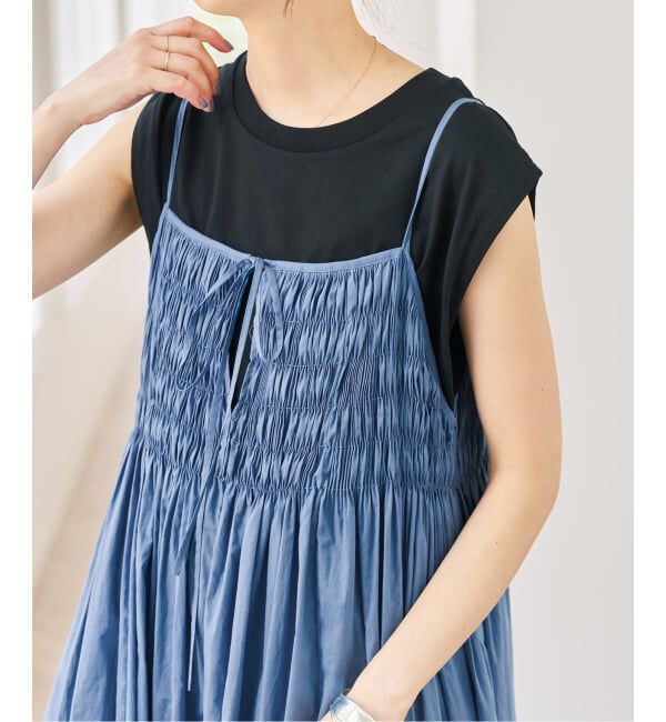Spick and Span「ギャザーキャミワンピース」|ワンピース|