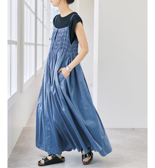 Spick and Span「ギャザーキャミワンピース」|ワンピース|