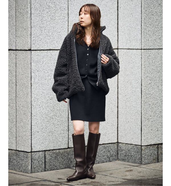 NOBLE「《予約》REMME/レメ ポインテッドトゥロングブーツ」|ロングブーツ|