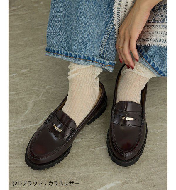 SALON adam et rope'「【HARUTA（ハルタ） for SALON】別注チャームローファー」|その他|