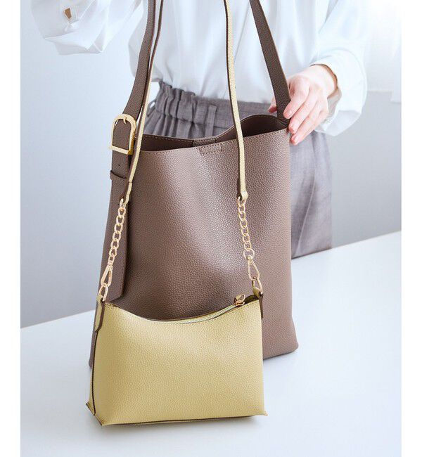 ROPE PICNIC PASSAGE「【ちゃんと+かわいい保証】me fit BAG ワンショルダートート＆ミニショルダーバッグ/A4対応」|ショルダー・メッセンジャー|