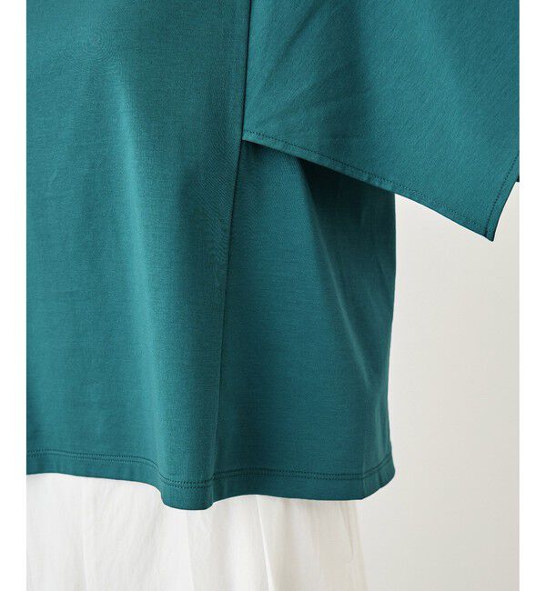 Rope&rsquo;Picnic「70シルケットハンカチスリーブトップス/UVカット・接触冷感」|Tシャツ・カットソー|
