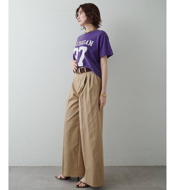  「フロントナンバーTシャツ」|Tシャツ・カットソー|