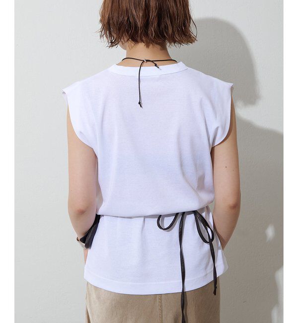  「タックノースリーブプルオーバー」|Tシャツ・カットソー|