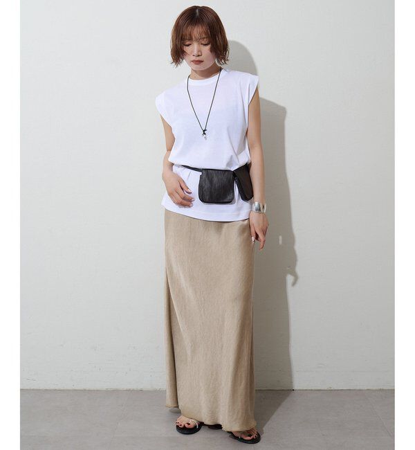  「タックノースリーブプルオーバー」|Tシャツ・カットソー|
