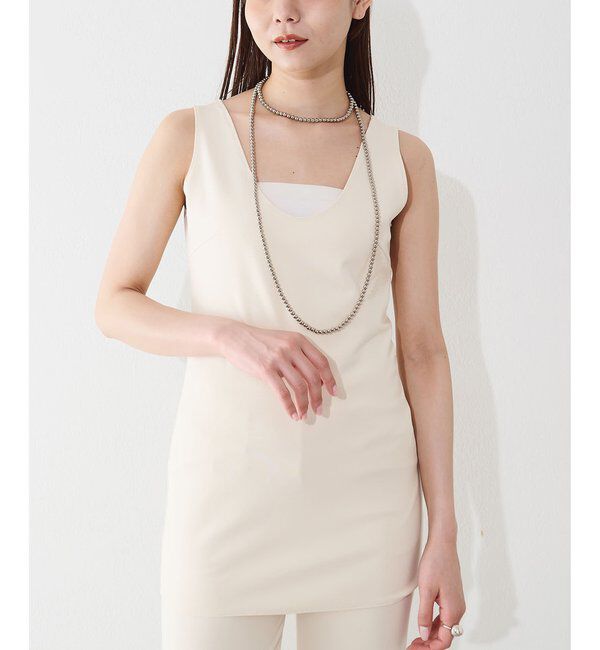 「《セットアップ対応》【THE BAAT】sleeveless top」|Tシャツ・カットソー|アイボリー