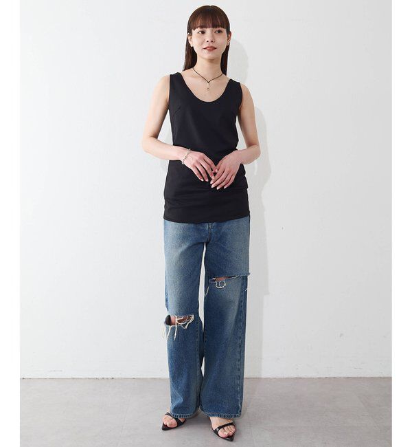  「《セットアップ対応》【THE BAAT】sleeveless top」|Tシャツ・カットソー|