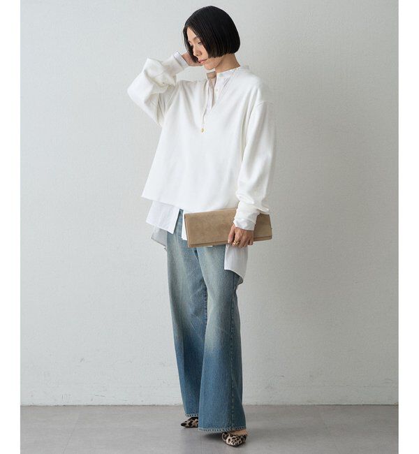  「ミドルスウェットVプルオーバー」|Tシャツ・カットソー|