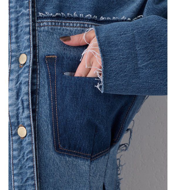  「【LITKOVSKA】別注FITTED DENIM JACKET」|デニムジャケット|
