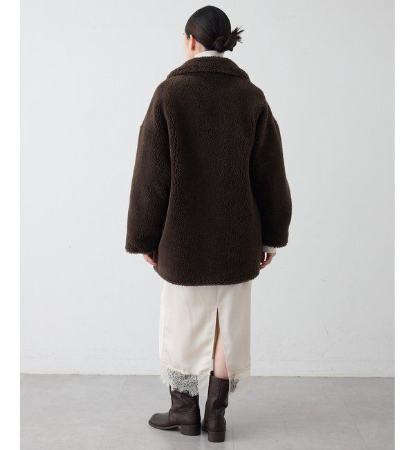 THE PAUSE「【THE PAUSE】ボアダブルコート＜WEB限定カラーあり＞」|その他|