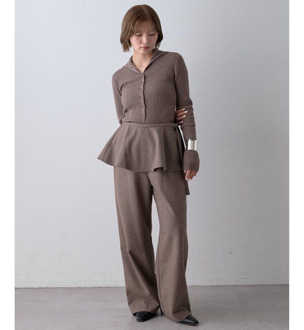 THE PAUSE「【THE PAUSE】ペプラムパンツ＜WEB限定＞」|その他|