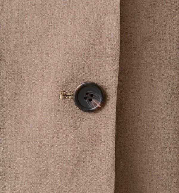  「【夏にも羽織れるシアー素材/軽量/冷房対策】ダブルポケットシアージャケット」|テーラードジャケット|