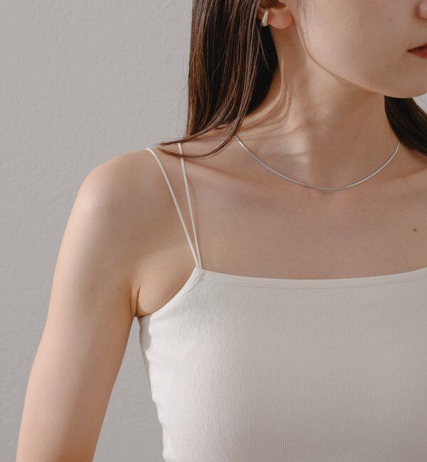  「【ベストヒットアイテム/累計販売10万枚突破】カップ付きクロップドブラキャミ」|キャミソール|